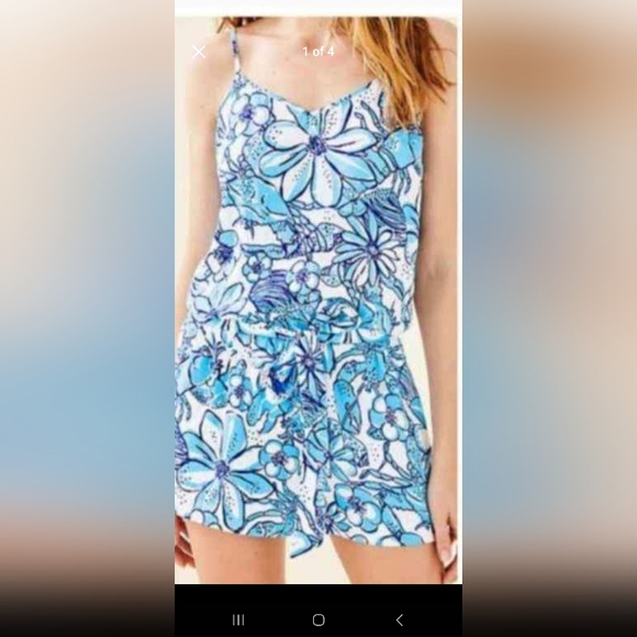 Lilly Pulitzer Deanna Romper Size Large - Picture 3 of 5